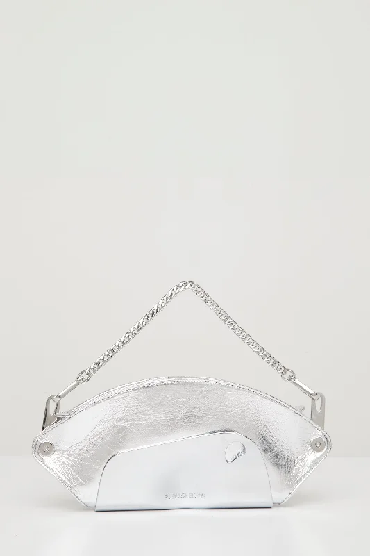 Comfortable And Cold-proof Published By Pouch Bag Silver
