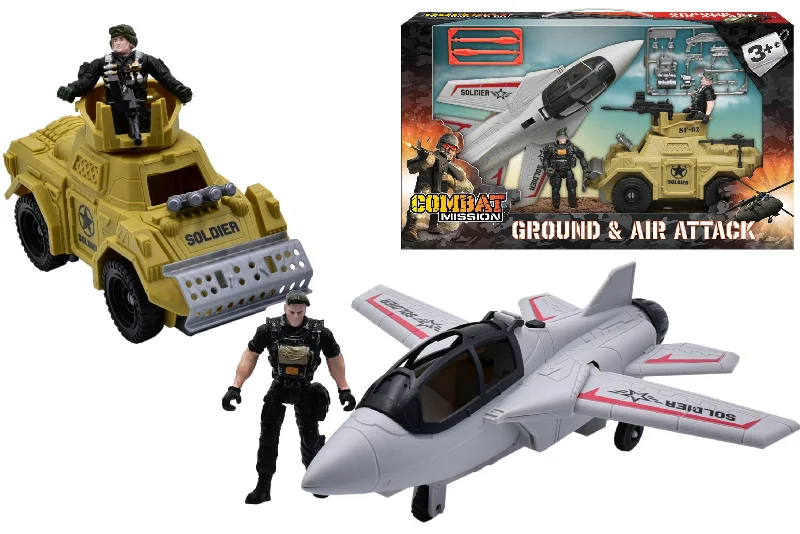 Casual Style Combat Mission: Ground And Air Attack