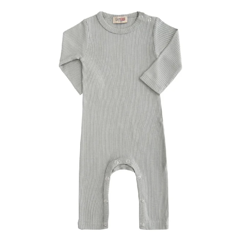 Fashion Elements Green Sage LS Modal Romper