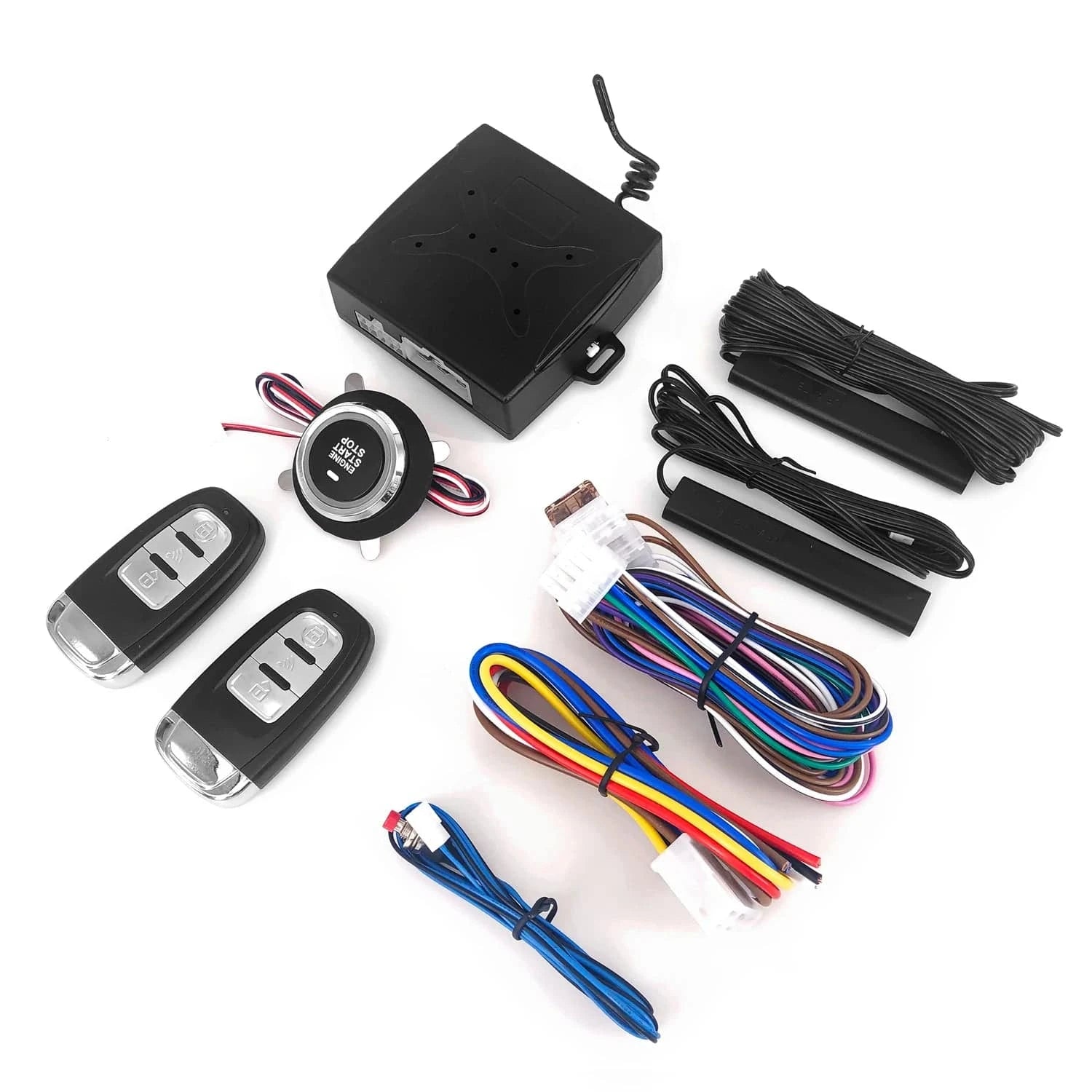 High-end Design 12V Universal One-click Boot System Modify Keyless Access System Alarm System Remote Starts Remote Control Auto Car