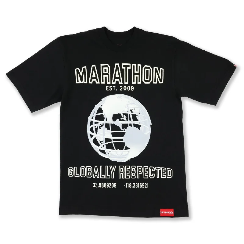 Affordable selection Marathon Globally Respected T-Shirt - Black/Cream